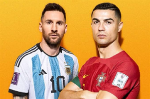 ميسي ورونالدو: معركة الأرقام والإحصائيات بين أساطير الكرة ميسي ورونالدو